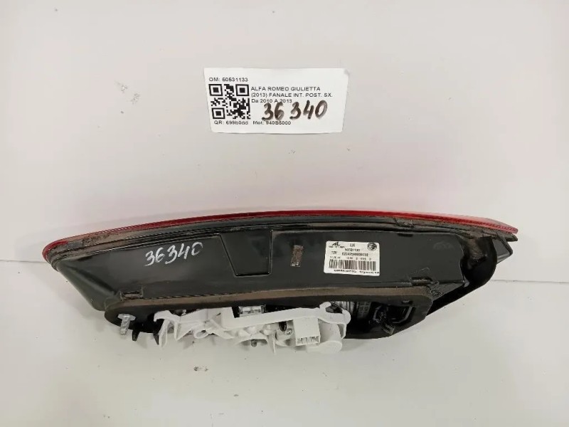 Fanale INT POST SX 50531133 Alfa Romeo Giulietta 2013