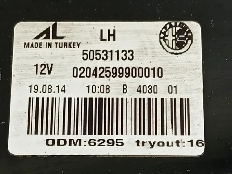 Fanale INT POST SX 50531133 Alfa Romeo Giulietta 2013