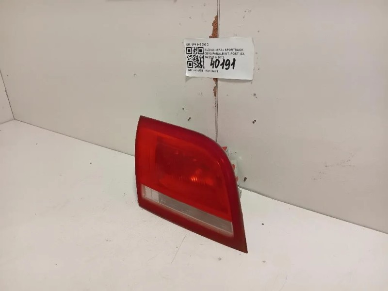 Fanale INT POST SX 8P4 945 093 D Audi A3 8PA Sportback 2010