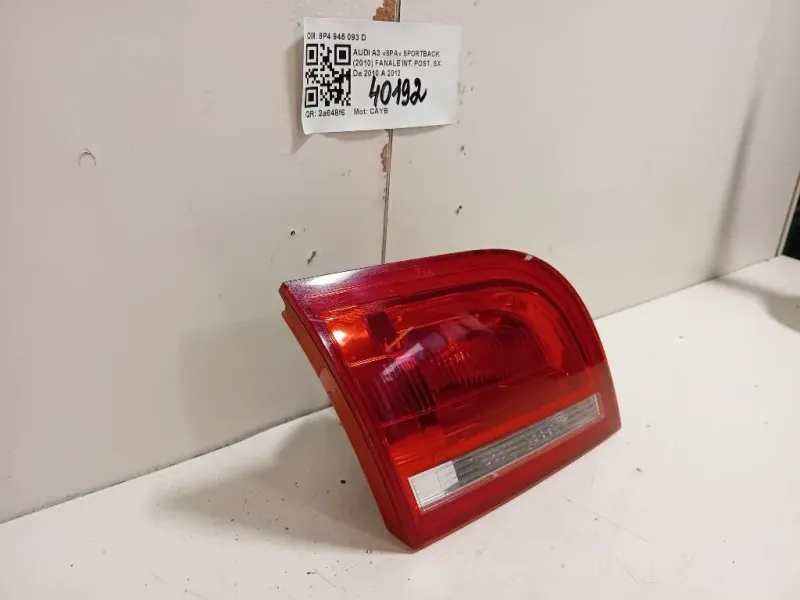 Fanale INT POST SX 8P4 945 093 D Audi A3 8PA Sportback 2010