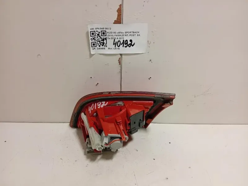 Fanale INT POST SX 8P4 945 093 D Audi A3 8PA Sportback 2010