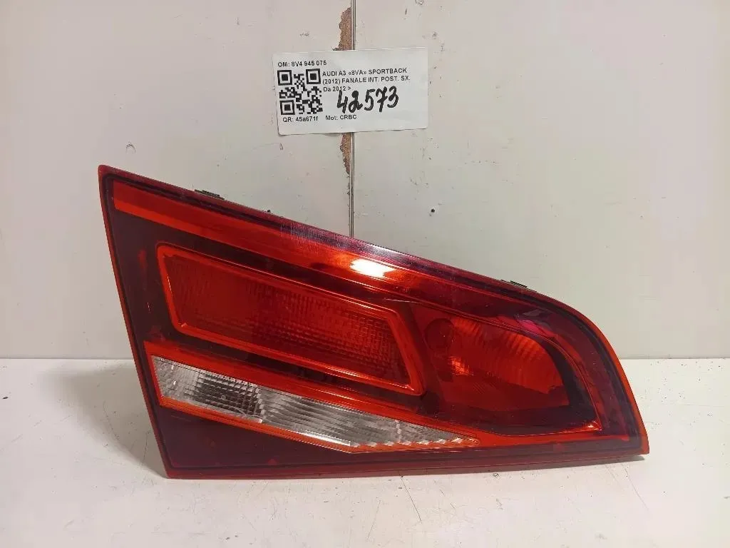 Fanale INT POST SX 8V4 945 075 Audi A3 8VA Sportback 2012