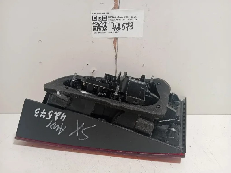 Fanale INT POST SX 8V4 945 075 Audi A3 8VA Sportback 2012