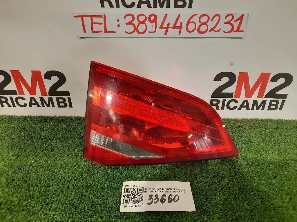 Fanale INT POST SX 166973 Audi A4 8K2 2008