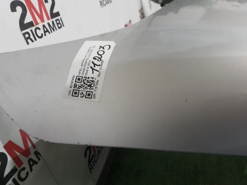 Portello POST NUDO 93187690 Opel Astra H Cabrio 2005