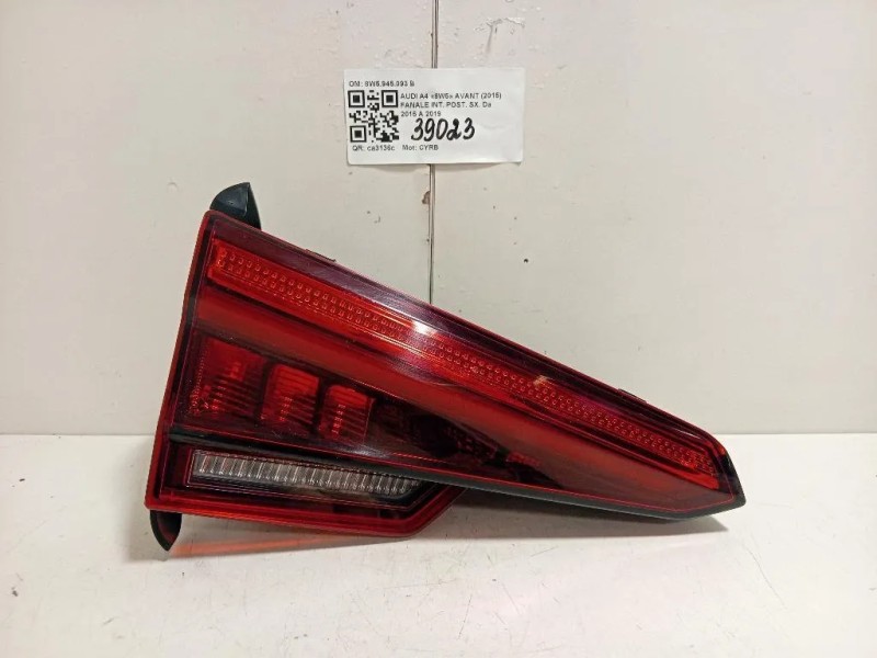 Fanale INT POST SX 8W5945093 B Audi A4 8W5 Avant 2015