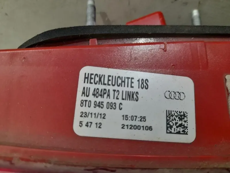 Fanale INT POST SX 8T0945093C Audi A5 8T3 2012