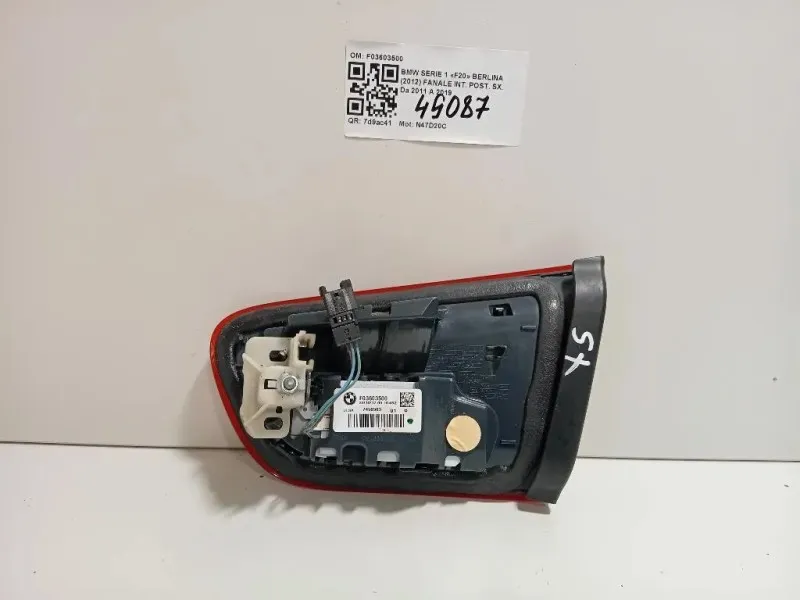 Fanale INT POST SX F03603500 Bmw Serie 1 F20 Berlina 2012