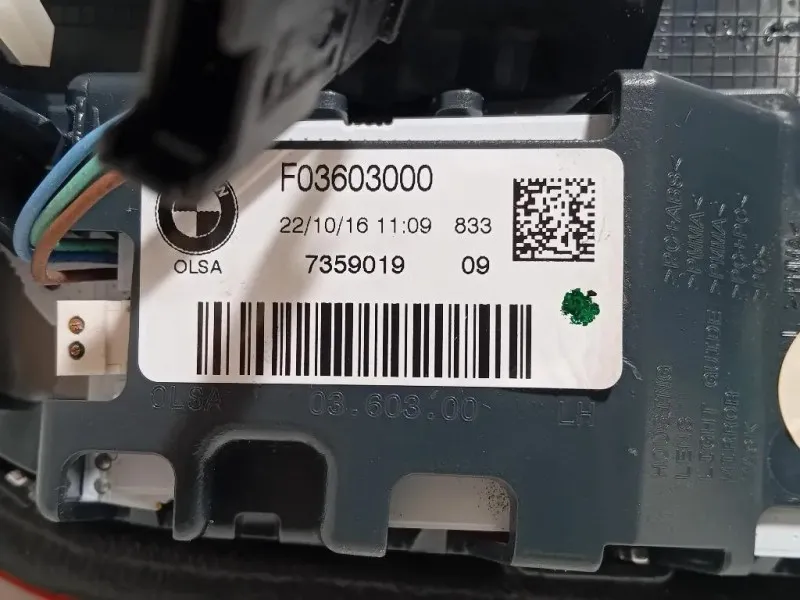 Fanale INT POST SX 7359019 Bmw Serie 1 F20 Berlina 2015