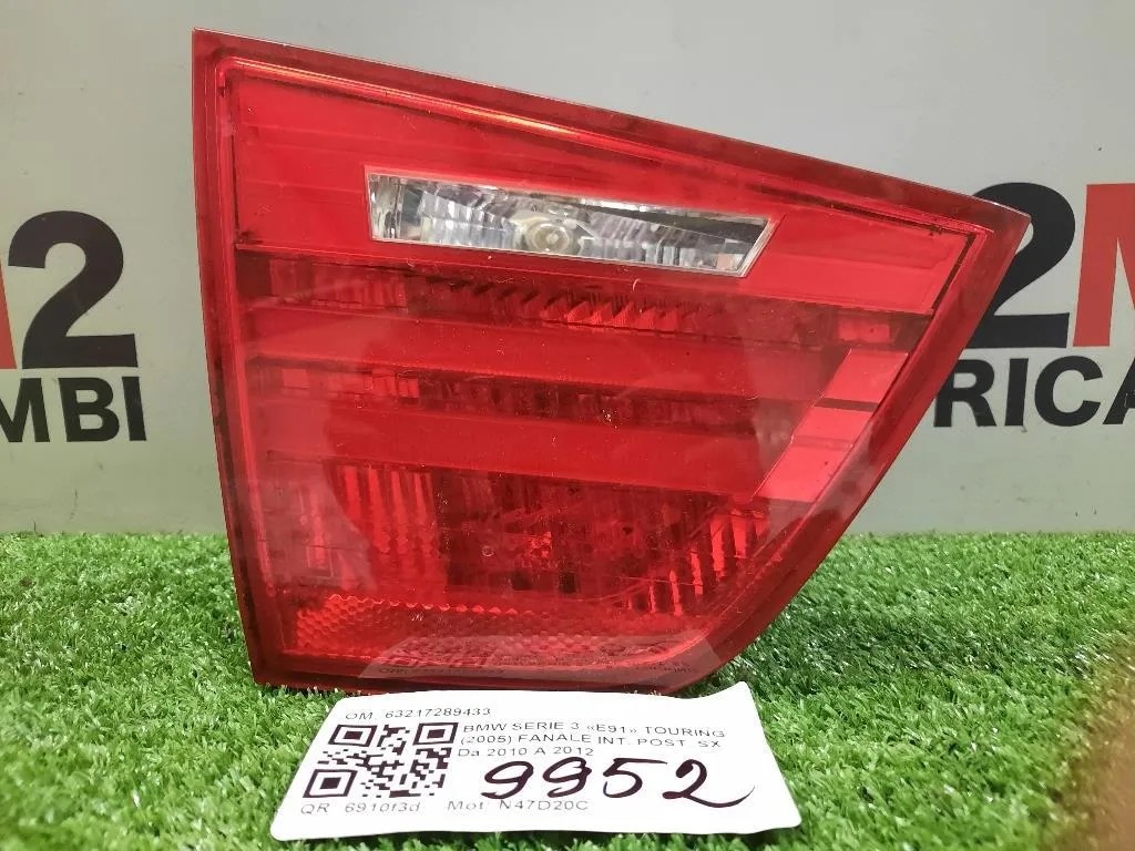 Fanale INT POST SX 63217289433 Bmw Serie 3 E91 Touring 2005