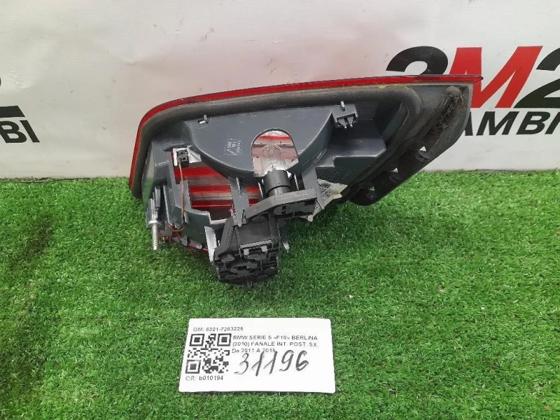 Fanale INT POST SX 6321-7203225 Bmw Serie 5 F10 Berlina 2010