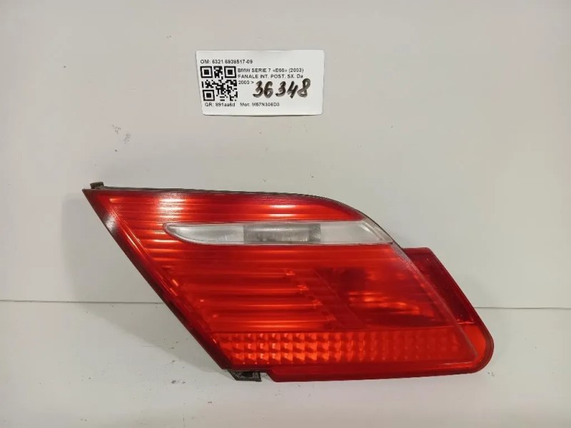 Fanale INT POST SX 6321 6938517-09 Bmw Serie 7 E66 2003
