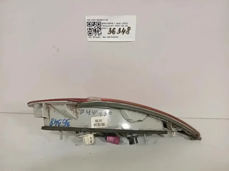 Fanale INT POST SX 6321 6938517-09 Bmw Serie 7 E66 2003