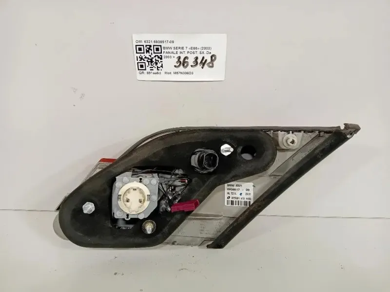 Fanale INT POST SX 6321 6938517-09 Bmw Serie 7 E66 2003