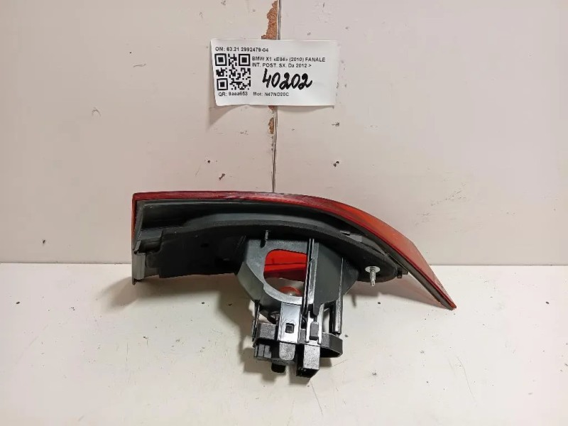 Fanale INT POST SX 6321 2992479-04 Bmw X1 E84 2010