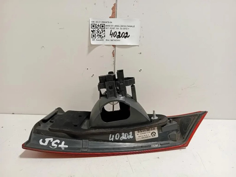 Fanale INT POST SX 6321 2992479-04 Bmw X1 E84 2010