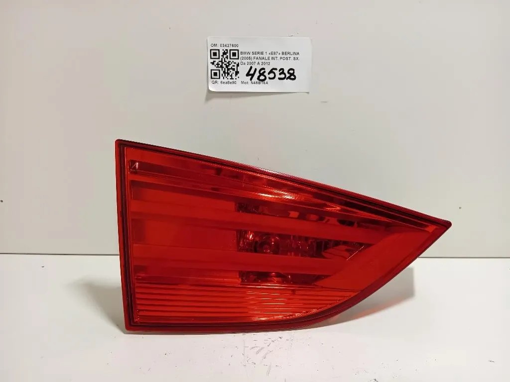Fanale INT POST SX 03427600 Bmw X1 E84 2010