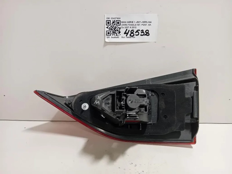 Fanale INT POST SX 03427600 Bmw X1 E84 2010