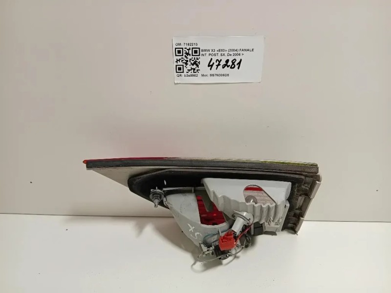 Fanale INT POST SX 7162213 Bmw X3 E83 2004