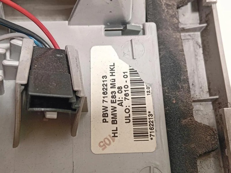 Fanale INT POST SX 7162213 Bmw X3 E83 2004