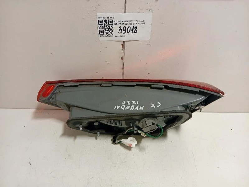 Fanale INT POST SX 92403-1K0 Hyundai IX20 2011
