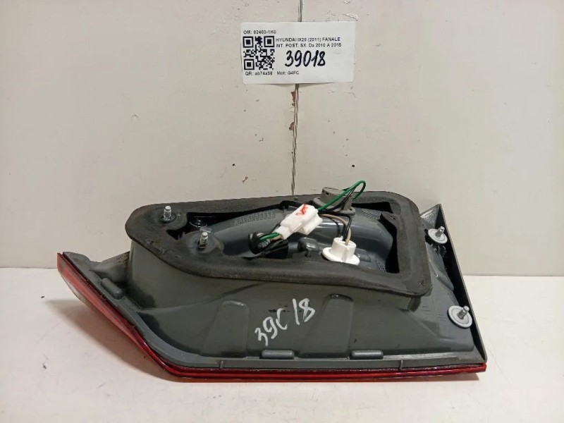 Fanale INT POST SX 92403-1K0 Hyundai IX20 2011