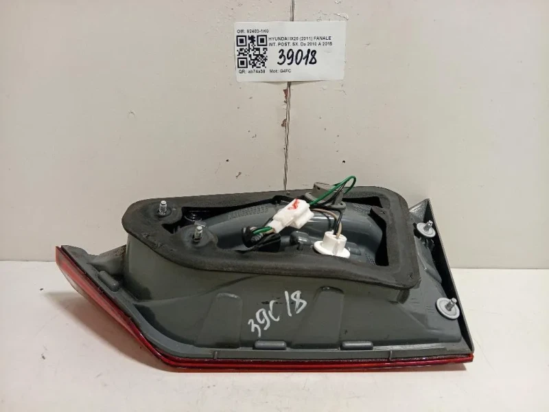 Fanale INT POST SX 92403-1K0 Hyundai IX20 2011