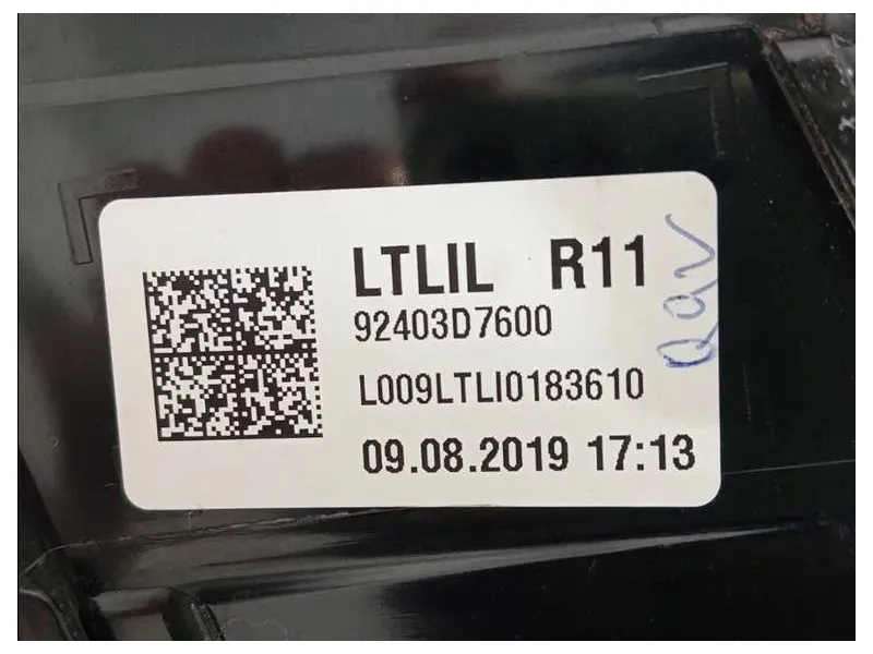 Fanale INT POST SX 92403D7600 Hyundai Tucson II 2018