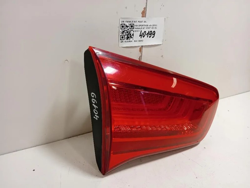 Fanale INT POST SX FANALE INT POST SX Kia Sportage III 2010