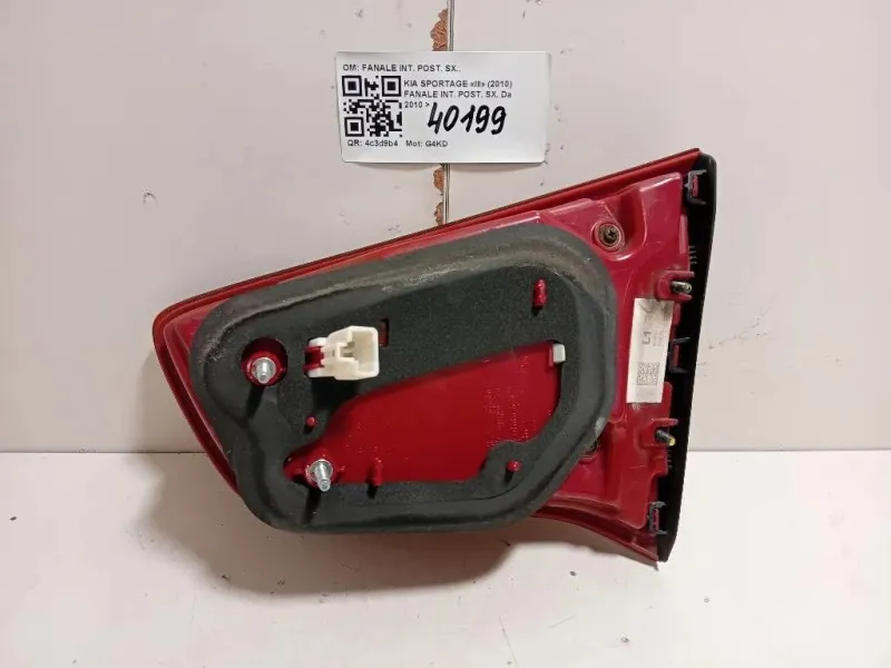 Fanale INT POST SX FANALE INT POST SX Kia Sportage III 2010