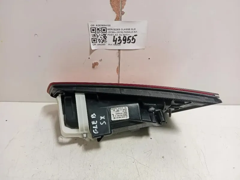 Fanale INT POST SX A2929064100 Mercedes Classe GLE W166 2015