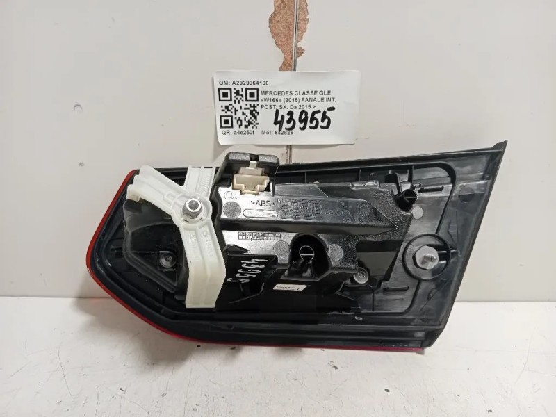 Fanale INT POST SX A2929064100 Mercedes Classe GLE W166 2015