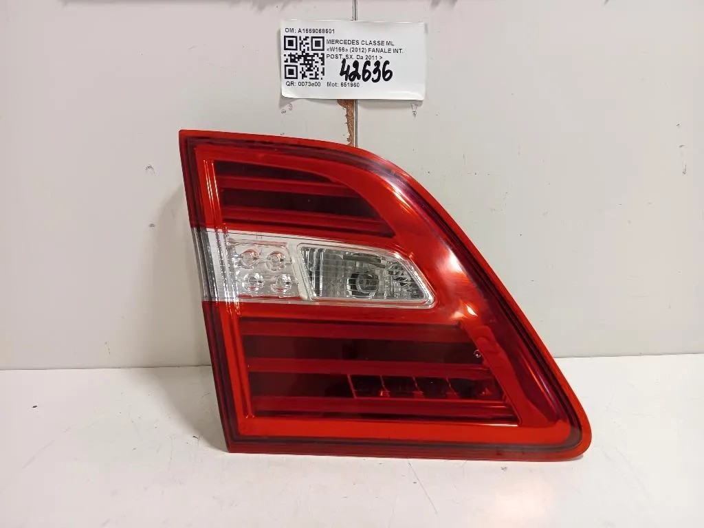 Fanale INT POST SX A1669068601 Mercedes Classe ML W166 2012