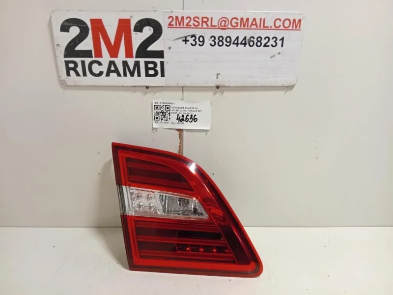 Fanale INT POST SX A1669068601 Mercedes Classe ML W166 2012