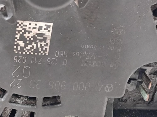 Alternatore A000 906 33 22 Mercedes Classe B W246 2012