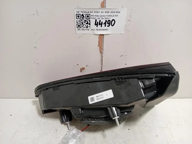 Fanale INT POST SX FANALE INT POST SX MG5 2020-2024 Mg MG4 2022