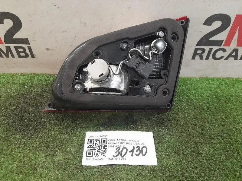 Fanale INT POST SX 13314056 Opel Astra J 2012