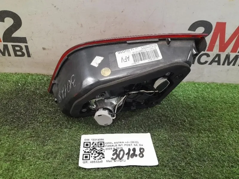 Fanale INT POST SX 13314056 Opel Astra J 2012