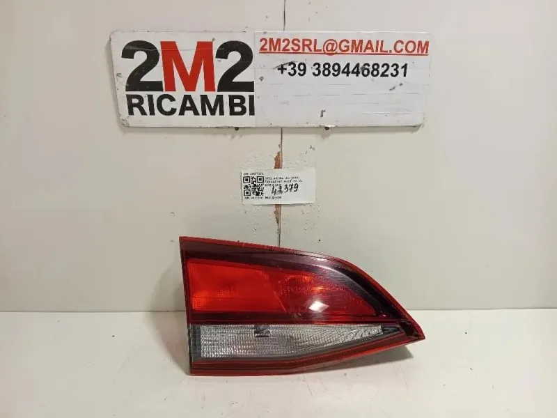 Fanale INT POST SX 39077378 Opel Astra K 2016