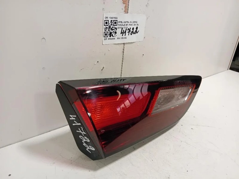 Fanale INT POST SX 13401522 Opel Astra K 2016
