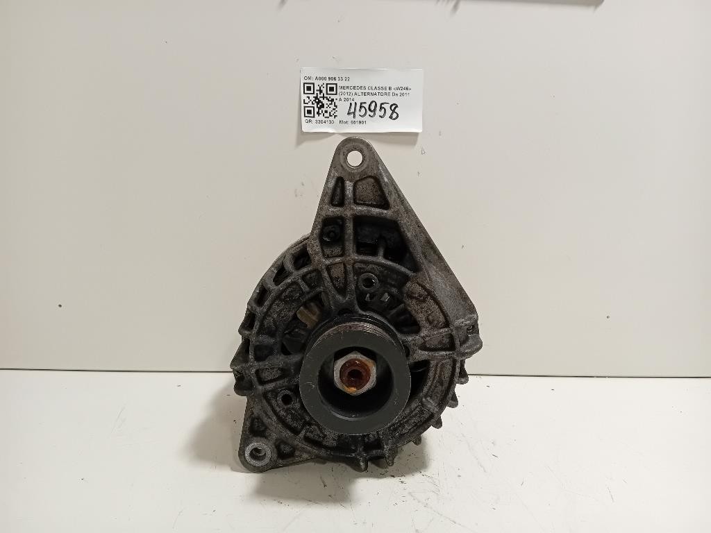 Alternatore A000 906 33 22 Mercedes Classe B W246 2012