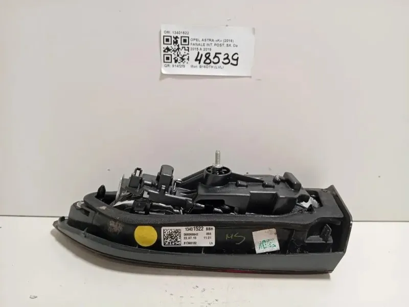 Fanale INT POST SX 13401522 Opel Astra K 2016