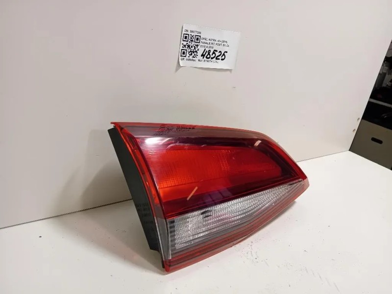 Fanale INT POST SX 39077380 Opel Astra K 2016