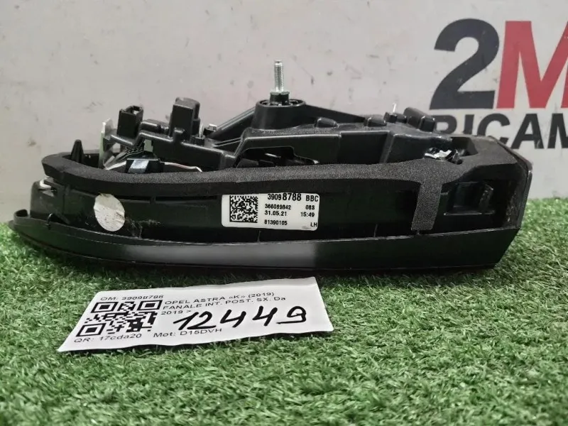 Fanale INT POST SX 39098788 Opel Astra K 2019