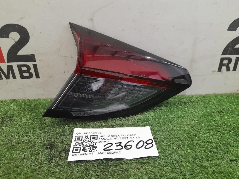 Fanale INT POST SX 9830097780 Opel Corsa F 2019