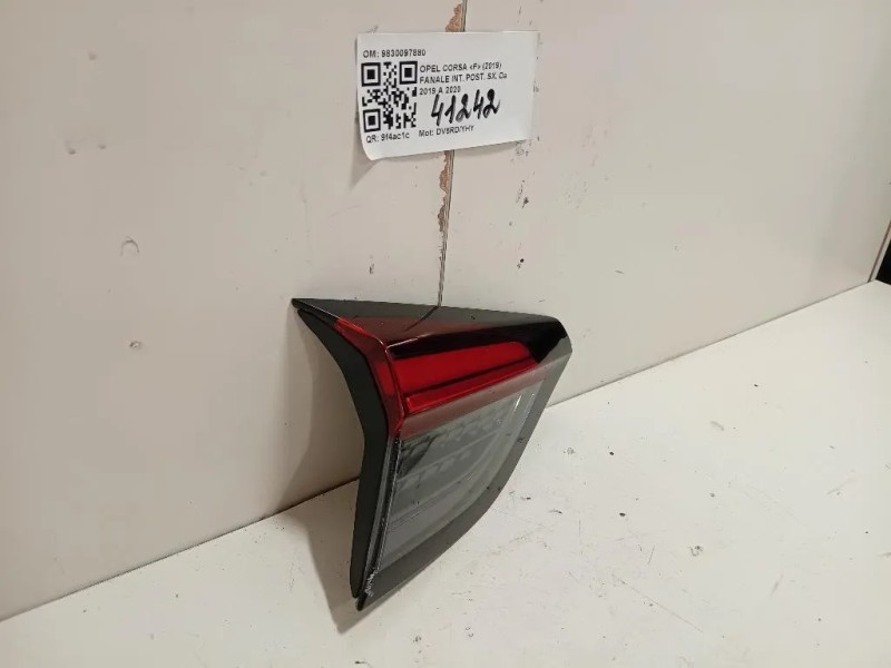 Fanale INT POST SX 9830097780 SINISTRO SX Opel Corsa F 2019
