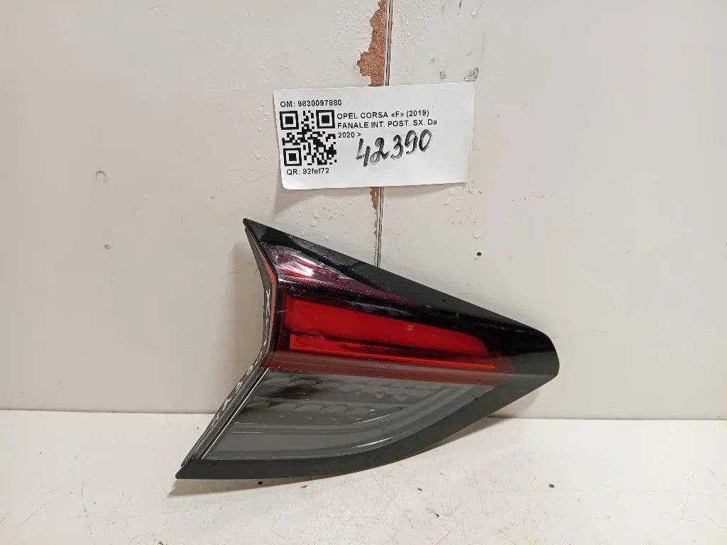 Fanale INT POST SX 9830097880 Opel Corsa F 2019