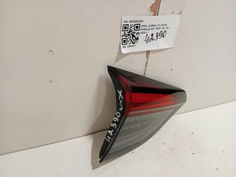 Fanale INT POST SX 9830097880 Opel Corsa F 2019