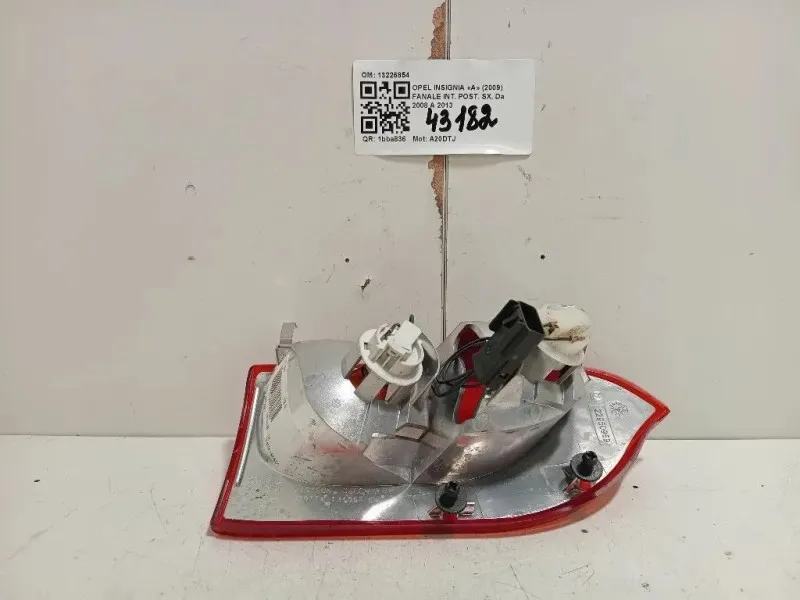 Fanale INT POST SX 13226854 SX Opel Insignia A 2009