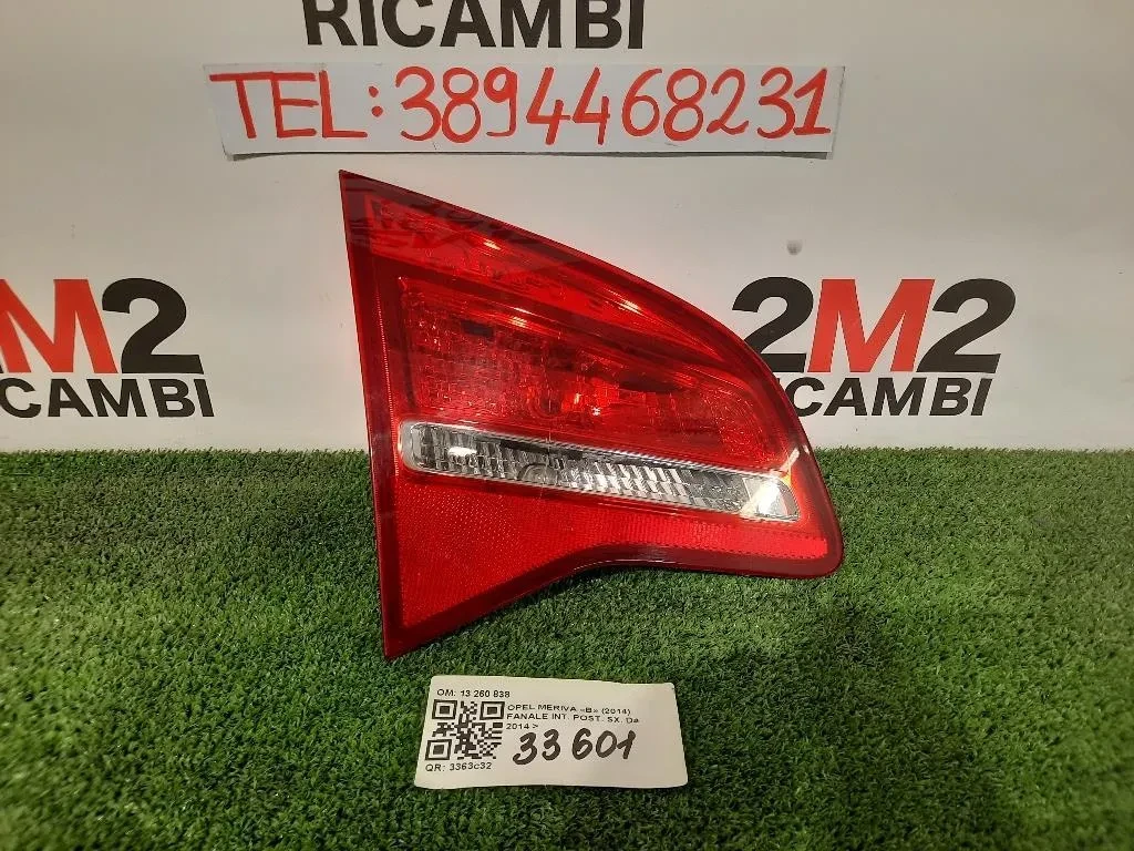 Fanale INT POST SX 13 260 838 Opel Meriva B 2014